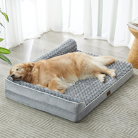 Lit orthopédique pour chien, style canapé, mousse alvéolée, tapis pour animaux de compagnie, housse lavable, Cama Para Perro, canapé doux et lisse