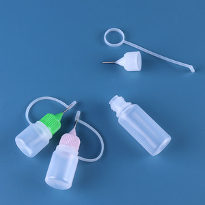 Bouteilles souples en LDPE à embout <span class=keywords><strong>aiguille</strong></span>, plusieurs capacités, avec bouchons colorés, <span class=keywords><strong>pour</strong></span> huiles industrielles, adhésifs, peintures, liquides et médicaments - Product Image 3