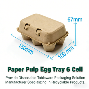 Trasportatore di uova in pasta di carta naturale biodegradabile porta uova contenitori di conservazione per cucina azienda agricola uova alla rinfusa 6 - Product Image 3