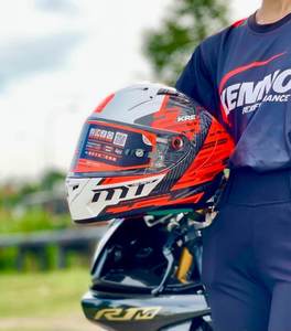 Casco de Motocicleta Personalizado Nuevo de Cara Completa Premium ABS Modelo KRE+ con Cierre Rápido para Todas las Estaciones, Motocross, con Logotipo Personalizado - Product Image 1