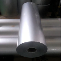 Film PET laminé souple de qualité industrielle, film composite enduit, rouleau de feuille d'aluminium épaisse personnalisée, choix des clients