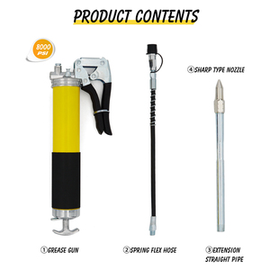 Pistolet à graisse à main pour travaux lourds 400cc 8000psi - Product Image 4