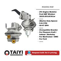 Pompe à carburant mécanique marine pour Ford SBF Windsor 302 351W, MerCruiser OMC Berkeley Indmar Commander Kiekhaefer, MOQ 10 pièces