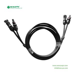 NSPV PV kabel <span class=keywords><strong>Harness</strong></span> dengan konektor tahan air <span class=keywords><strong>Twin</strong></span> Solar kabel ekstensi untuk sistem surya paralel koneksi Solar Wiring' - Product Image 6