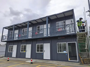 2-5 Bedrooms 20ft Two Layer Detachable Steel Container <b>House</b> with Sandwich Panel Fireproof for Office Use - Product Image 5