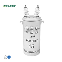Prix du transformateur de puissance monophasé à haute tension monté sur poteau, 5 25 Kva 11kv 10kva 16kva 30kva 600kva