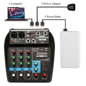 Easy To Use Input Stereo Best Small With Effects Mini Usb Mixer Console - Product Image 4