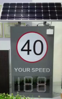 Señal de Límite de Velocidad LED Solar para Carreteras, Personalizable, de 2 y 3 Dígitos, con Radar, para Automóviles, Señal de Tráfico, Radar de Velocidad, Pantalla LED - Product Image 6