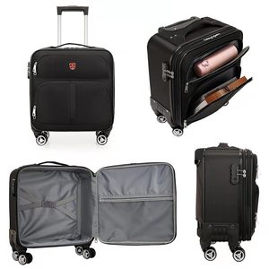 18 Inch Oxford Waterproof Lightweight Trolley Cabin Bag Luggage Case Weekender Bag <b>Roller</b> <b>Suitcase</b> - Product Image 2