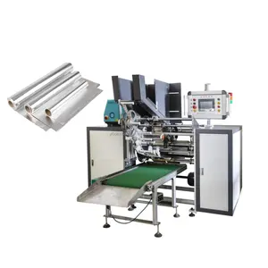 Automatic household kitchen aluminum foil rewinding machine&automatic rewinder machine