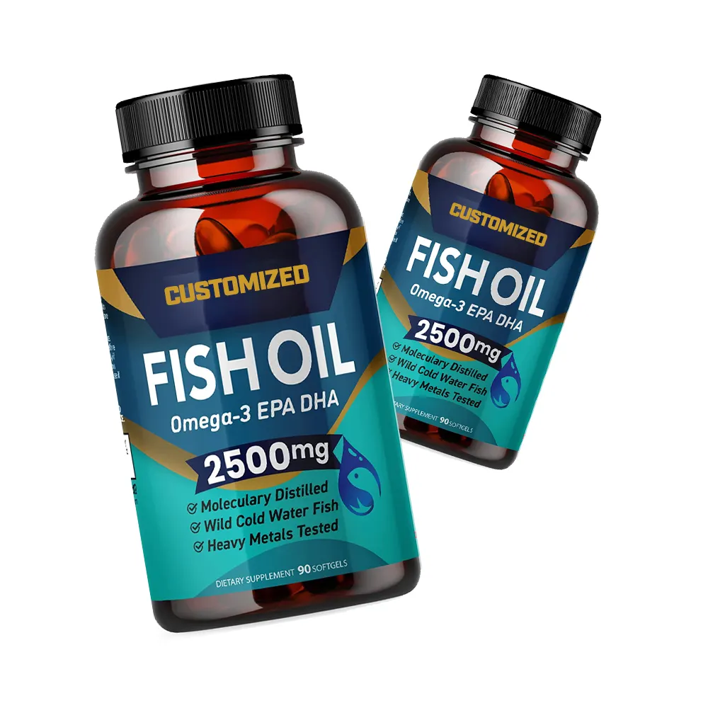 Supplément de soins de santé huile de poisson EPA & DHA soutien pour la santé des articulations du cœur et de la peau Omega 369 Softgel