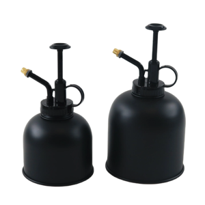 300ml En Acier Inoxydable Mini Plant Spritzer Premium Mat Noir Peinture Métal Mister Bouteille Décor Plante Pulvérisateur - Product Image 2