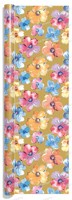 Papier d'emballage personnalisé épais et recyclable 80 g/m² motif floral rétro rose, en vrac, base kraft chaude, motif rose rouge et rose, décoratif pour cadeaux