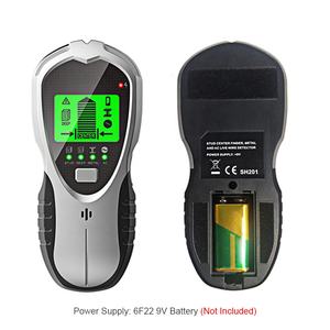 DZ2074 Rilevatore di Metalli e Legno 4-in-1 Multifunzione Digitale Portatile con Schermo LCD Retroilluminazione Verde LED ABS+PC - Product Image 2