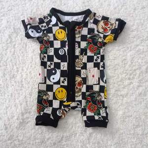 Детский комбинезон-штанишки, комплект одежды для мальчика, милые пижамы с мультяшными рисунками для мальчиков - Product Image 6