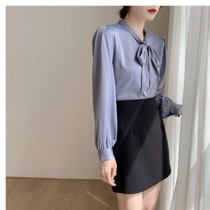 2025 Trend Frauen Elegante Langarm Bluse Büro Lady Shirt Mode Basic Sommer Bluse Business Casual Tops - Product Image 4