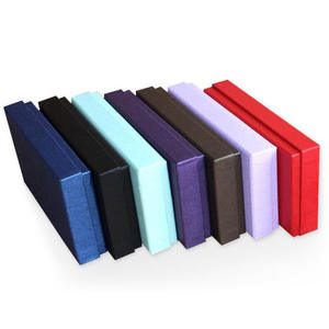 Portefeuille pour hommes de haute qualité boîte-cadeau carton noir Texture spéciale prêt caractéristiques d'expédition stratification mate gaufrage manipulation d'impression - Product Image 4