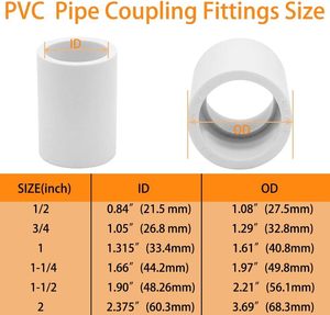 UPVC lịch trình 40 ống khớp nối Adapter Phụ kiện đường ống/Adapter Ổ Cắm x Ổ cắm/Kết nối cho nhà & công nghiệp sử dụng - Product Image 3