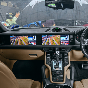 Schermo Passeggero per Console Centrale Versione Aggiornata, Lettore Multimediale di Navigazione e Controllo per Porsche Cayenne 2011-2017, Modifica per Auto - Product Image 4