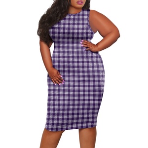 Print-on-Demand Maßgeschneidertes Paraca Hawaiianisches Gestepptes Atmungsaktives Umweltfreundliches Polyester Sommer Bodycon Plus Size Kleid - Product Image 3