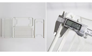 2-Tier Metal <b>Wire</b> Folding Portable Storage <b>Rack</b> for Kitchen & Bathroom Spice Cabinet & <b>Shelf</b> - Product Image 5