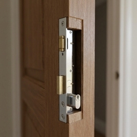 Corps de serrure à mortaise étroite pour le marché hongrois, boîtier de serrure de sécurité personnalisé pour portes en aluminium et UPVC