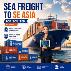 Contenedor de Envío, Agente de Transporte Marítimo DDP, Servicio de Envío LCL FCL, Transporte Marítimo desde China a Malasia, Filipinas, Vietnam - Product Image 1