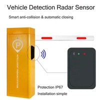 Détecteur de véhicule radar à ondes millimétriques sans fil 79 GHz, remplace le détecteur de boucle et le capteur ultrasonique pour barrière de stationnement automobile
