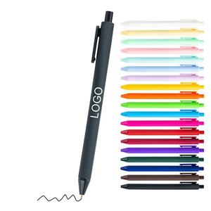High Quality <b>Multicolor</b> Macaron Silica Gel Ink <b>Pen</b> Promotional Advertising Retractable Gel <b>Pen</b> With Custom LOGO - Product Image 4