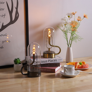 Thiết kế hiện đại kim loại bảng đèn với giọt nước hiệu ứng 5V DC Battery Powered nhôm pha lê đèn lồng cho ngọn nến đốt - Product Image 5