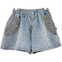 Shorts d'été taille haute pour femme en tricot écossais polyester/nylon, lavés, doux, tendance, personnalisables, élastiques, respirants et imperméables