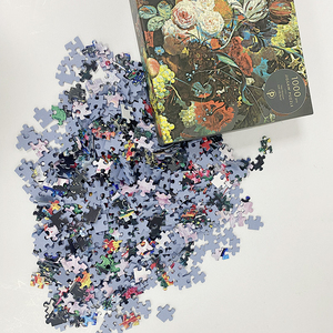 Thâm quyến nhà máy tùy chỉnh thiết kế in DIY giấy các tông 500/1000 miếng câu đố hình ghép cho người lớn - Product Image 3
