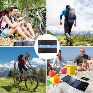 Panneau <span class=keywords><strong>solaire</strong></span> Portable à 21W, 2 ports USB, W, pour <span class=keywords><strong>iPhone</strong></span>, Samsung, iPad, tous les appareils USB - Product Image 5