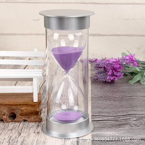 Atacado: Temporizador de Areia Cilíndrico de 1-60 Minutos, Anti-queda, em Plástico e Vidro, Design Minimalista Moderno, Brinde Corporativo - Product Image 6