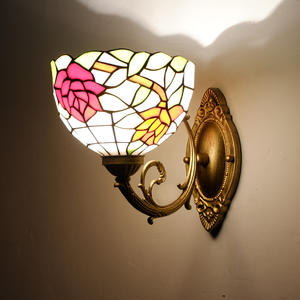 Lámparas de Pared de Vidrio con Rosas de Ouhaoti, Suministro Directo de Fábrica para Sala de Estar, Comedor, Dormitorio, Estudio, Pasillo, Balcón - Ouhaoti - Product Image 4