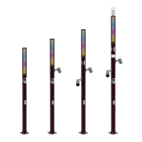 Gebosun Rond en Acier RVB Personnalisation de Lumières Extérieures Intelligentes Lampadaire Intelligent