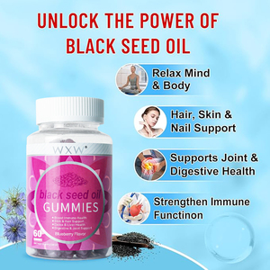 กัมมี่วิตามินสำหรับปลูกผมน้ำมันเมล็ดสีดำเพื่อสุขภาพลดน้ำหนัก - Product Image 3