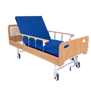 <span class=keywords><strong>Lit</strong></span> médical inclinable à manivelle unique confortable, <span class=keywords><strong>lit</strong></span> <span class=keywords><strong>d</strong></span>'hôpital en bois pour patients, pour les établissements médicaux - Product Image 5