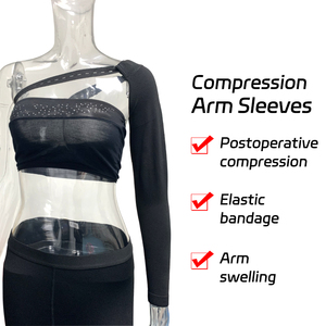 Shaper <span class=keywords><strong>braccio</strong></span> per le donne maniche a compressione di protezione Design flessibile 20-30mmhg pressione certificata CE dimagrante usura medica per - Product Image 5