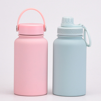 Nueva Botella Termo de Acero Inoxidable de Doble Pared para Exteriores, 650ml, Aislada, para el Regreso a Clases