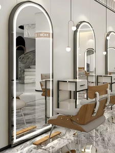 Espejo de Pared Grande con Iluminación LED para Salón de Belleza, Peluquería y Maquillaje, Estilo Dorado, en Oferta - Product Image 4