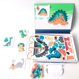 Libro tranquillo per bambini attività di apprendimento precoce pasta Puzzle abbinamento <span class=keywords><strong>giochi</strong></span> da tavolo per bambini educativo occupato libro giocattolo per ragazzi e ragazze - Product Image 2