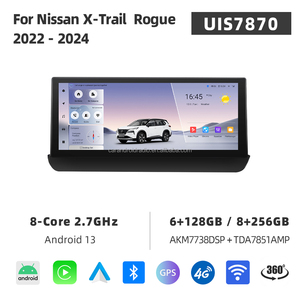 Autoradio Android 13 UIS7870 12,3 pouces, Carplay, caméra 360°, lecteur vidéo GPS pour <span class=keywords><strong>Nissan</strong></span> X-Trail Rogue <span class=keywords><strong>XTRAIL</strong></span> <span class=keywords><strong>2022</strong></span> - 2024 - Product Image 2