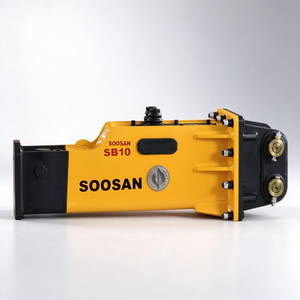 Nuevo martillo hidráulico SOOSAN SB10 con caja silenciadora para excavadoras mini de 0.8-2.5T, para demolición. - Product Image 1