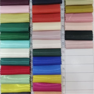 Sang Trọng 100% Polyester Chống Tĩnh Phản Quang Vải 75D Sợi Đếm Bóng Kim Loại Chất Lỏng Satin Trong Kho Các Mặt Hàng Cho Cô Gái Cô Dâu' - Product Image 6