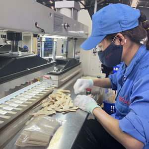 100% naturel biodégradable Magnolia Conifera bois couverts ensemble compostable cuillère fourchettes couteaux Restaurant hôtel fête jetable - Product Image 1