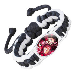 Bracelet tressé ajustable en paracorde, motif dessin animé Demon Slayer Zenitsu, le plus populaire et très vendu, pour fille, étudiante, cadeau de fête - Product Image 6