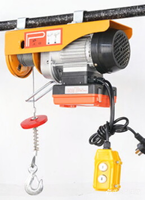 Mini palan électrique à câble de la série PA avec arrêt de fin de course et frein automatique pour travaux de levage en construction résidentielle et entrepôt