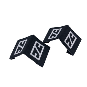 Etiqueta de camiseta Logotipo de marca personalizado Etiqueta tejida Etiquetas de dobladillo para ropa - Product Image 4