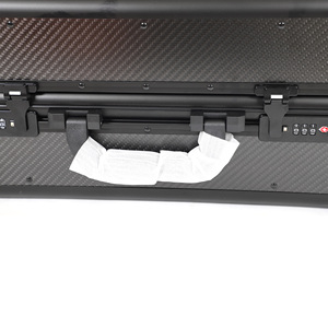 Maleta de Viaje Mediana de Fibra de Carbono para Maletero de Coche, 20 y 24 Pulgadas, con Ruedas, se Ajusta Detrás del Maletero del Coche - Product Image 3